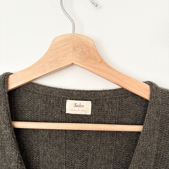 Sisley wool knit oversized sweater - Picture 4 of 6